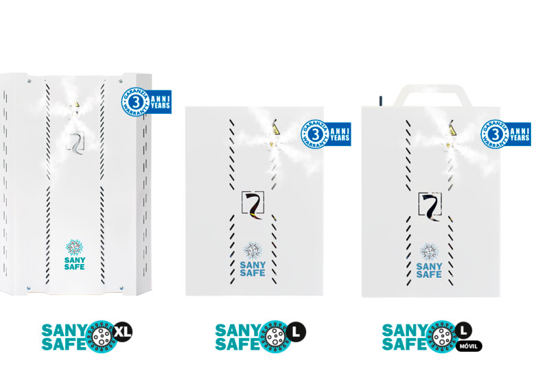 SANY SAFE tiene una fórmula específica no tóxica, capaz de erradicar de manera segura patógenos como virus, gérmenes, bacterias, etc. , así como el COVID-19