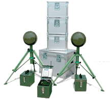 Sistema de protección portátil MMD-SYSTEM de CIAS con barreras microondas