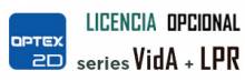 Licencia adicional con videoverificación y doble detección  de sensores Optex - T2D-LIC